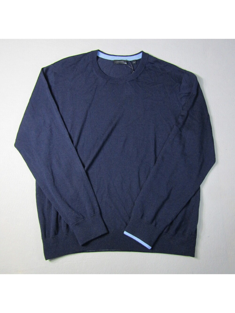 NWT Greyson Saratoga Crew Neck Sweater Men's XXL Maltese Blue